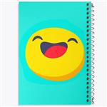 دفتر نقاشی 50 برگ خندالو مدل ایموجی Emoji کد 2998