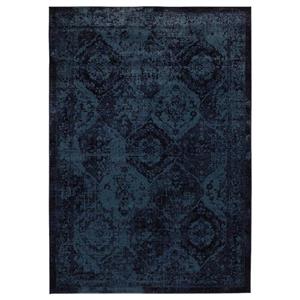 فرش ماشینی ایکیا مدل VONSBAK زمینه سرمه ای