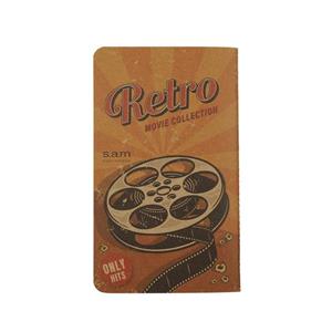 دفتر یادداشت 40 برگ سم طرح Retro مدل Slim