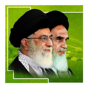 تابلو شاسی مدل R1048 طرح رهبر حضرت سید علی خامنه ای و امام خمینی