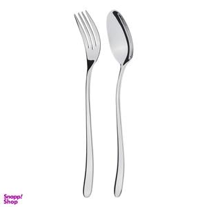 سرویس قاشق و چنگال 12 پارچه ام جی اس مدل 008