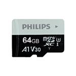 کارت حافظه microSD HC فیلیپس مدل A1-V30 کلاس 10 استاندارد UHS-I U3 سرعت 80MBps ظرفیت 64 گیگابایت 