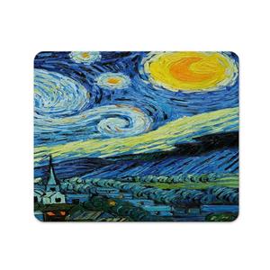 ماوس پد مدل نقاشی شب پر ستاره کد 0364