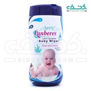 دستمال مرطوب پاک کننده کودک پنبه‌ریز 70 تایی Panberes Baby Bear Wet Wipes 20pcs