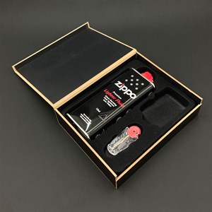 جعبه هدیه ی فندک و بنزین و سنگ زیپو کد DKD-1140