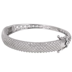 دستبند نقره زنانه کد 180316 AL -