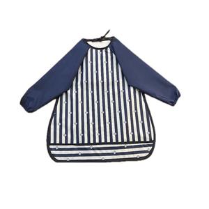 پیش بند نوزادی مدل آستین دار کاسه دار کد B1