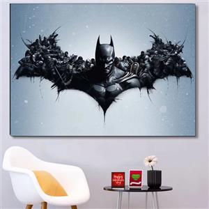تابلو شاسی گالری استاربوی بازی طرح Batman Arkham Knight مدل Game 15