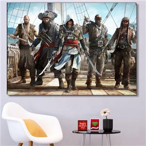 تابلو شاسی گالری استاربوی طرح بازی Assassins Creed مدل Game 19 