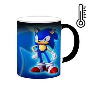 ماگ حرارتی کاکتی مدل بازی سونیک Sonic The Hedgehog کد mgh30216 