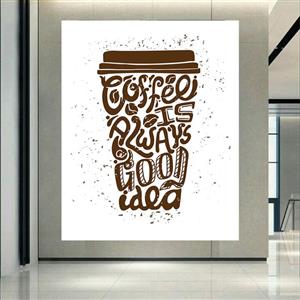 پوستر طرح قهوه مدل Always Coffee کد AR30705 