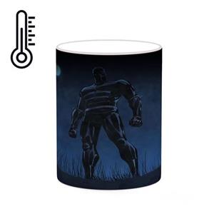 ماگ حرارتی کاکتی مدل بلک پنتر Black Panther Marvel کد mgh38062 