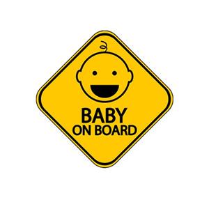 برچسب بدنه خودرو طرح Baby on Board مدل B-01