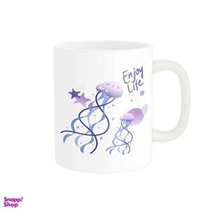 ماگ طرح عروس دریایی کد M41
