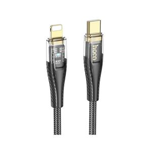 کابل تبدیل USB-C به لایتنینگ هوکو مدل U121 27W طول 1.2 متر