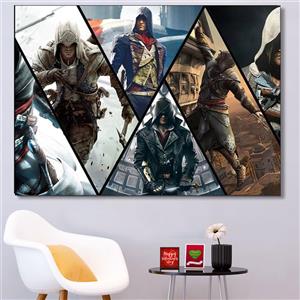تابلو شاسی گالری استاربوی طرح  Assassins Creed مدل بازی 13 Starboy Gallery Assassins Creed Game 13 Tableau