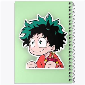 دفتر نقاشی 50 برگ خندالو مدل ایزوکو میدوریا انیمه آکادمی قهرمان من My Hero Academia کد 10073
