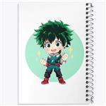 دفتر نقاشی 50 برگ خندالو مدل ایزوکو میدوریا انیمه آکادمی قهرمان من My Hero Academia کد 10076