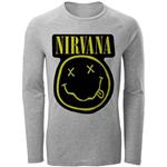 تی شرت آستین بلند مردانه طرح Nirvana کد AL057