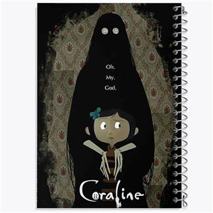 دفتر نقاشی 50 برگ خندالو مدل کورالاین Coraline کد 20784 