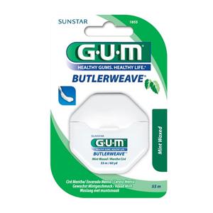 نخ دندان جی یو ام مدل Butler Weave با طعم نعناع G.U.M Dent Floss 