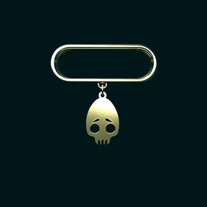 آویز ساعت طلا 18 عیار زنانه مدوپد مدل جمجمه کد SK1-1278