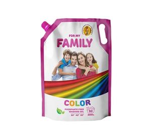 ژل لباسشویی آلمانی فمیلی - FAMILY- مناسب لباسهای رنگی - 2000 گرم- 50 بار شستشو