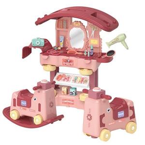 اسباب بازی سه کاره میز آرایشی،اسکوتر، اسب تروجان کد WY504-1A