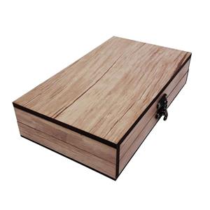 جعبه هدیه چوبی کادو آیهان باکس مدل 58 