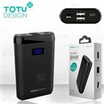 پاوربانک 10000 توتو TOTU YAMU PBQ01 Power Bank سه پورت با توان 3 آمپر