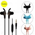 هندزفری سیمی یوکی Yookie YK800 Wired Earphone طراحی مگنتی