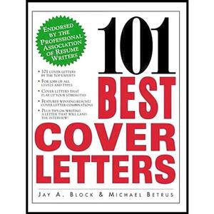 کتاب 101 Best Cover Letters اثر Jay Block and Michael Betrus انتشارات McGraw Hill 