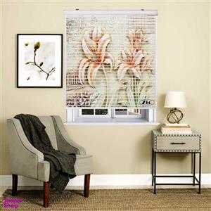 پرده زبرا زیو مدل سیلوئت 3D1429 سایز 150x150 سانتی متر