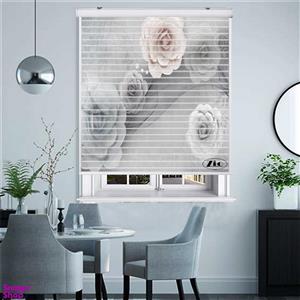 پرده زبرا زیو مدل سیلوئت 3D1282 سایز 150x150 سانتی متر