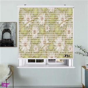 پرده زبرا زیو مدل سیلوئت 3D1284 سایز 150x150 سانتی متر