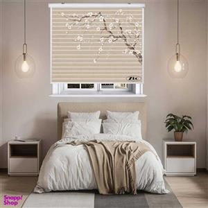 پرده زبرا زیو مدل سیلوئت 3D1280 سایز 150x150 سانتی متر
