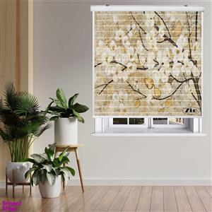 پرده زبرا زیو مدل سیلوئت 3D1036 سایز 150x150 سانتی متر