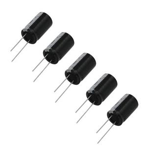 خازن الکترولیت 4.7 میکروفاراد مدل 100V بسته 5 عددی