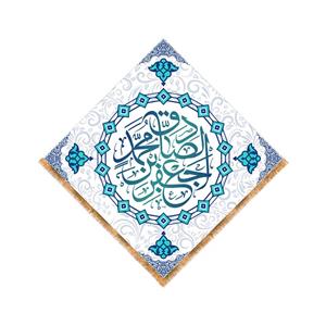 پرچم مدل لوزی ولادت امام صادق کد 6318S