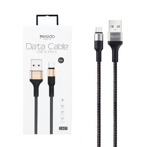 کابل میکرو یو اس بی یسیدو Yesido CA-21 do durable توان 2.4 آمپر