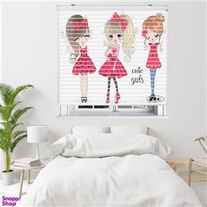 پرده زبرا زیو مدل سیلوئت K3028 سایز 150x150 سانتی متر