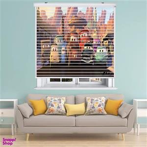 پرده زبرا زیو مدل سیلوئت K3030 سایز 150x150 سانتی متر