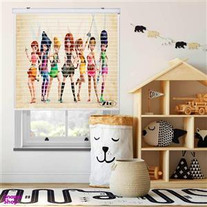 پرده زبرا زیو مدل سیلوئت K3064 سایز 150x150 سانتی متر