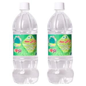 عرق نعنا و عرق رازیانه درجه یک حراجی سید - 1 لیتر مجموعه 2 عددی