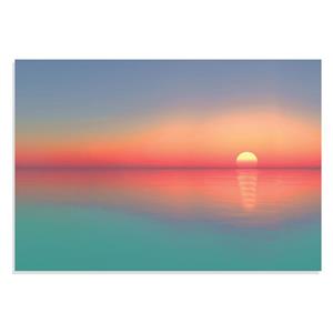 پوستر طرح گرادینت غروب افتاب Gradient Calm Sunset مدل NV0804 