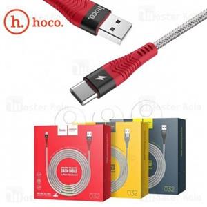 کابل Type C هوکو Hoco U32 Data Cable توان 2.4 آمپر و بدنه فلزی