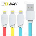 کابل لایتنینگ جووی Joway Li62 Lightning Data Cable طراحی فلت و 2 آمپر