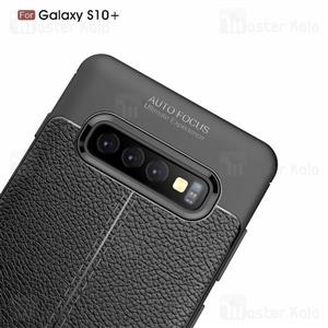 قاب محافظ ژله ای طرح چرم Samsung Galaxy S10 Plus مدل Auto Focus Auto Focus Leather Case for Samsung Galaxy S10 Plus