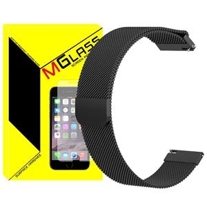 بند ام‌گلس مدل Milanese مناسب برای ساعت هوشمند هایلو RS4 Plus / RS4