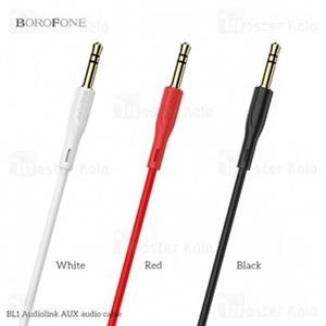 کابل انتقال صدا Aux بروفون Borofone BL1 Audio Cable Audiolink AUX 1m hempen audio cable 